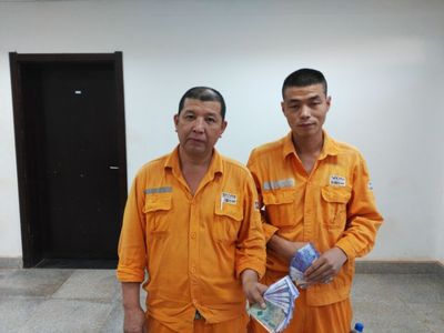 生料车间5月份先进个人:熊恩金  蔡涛